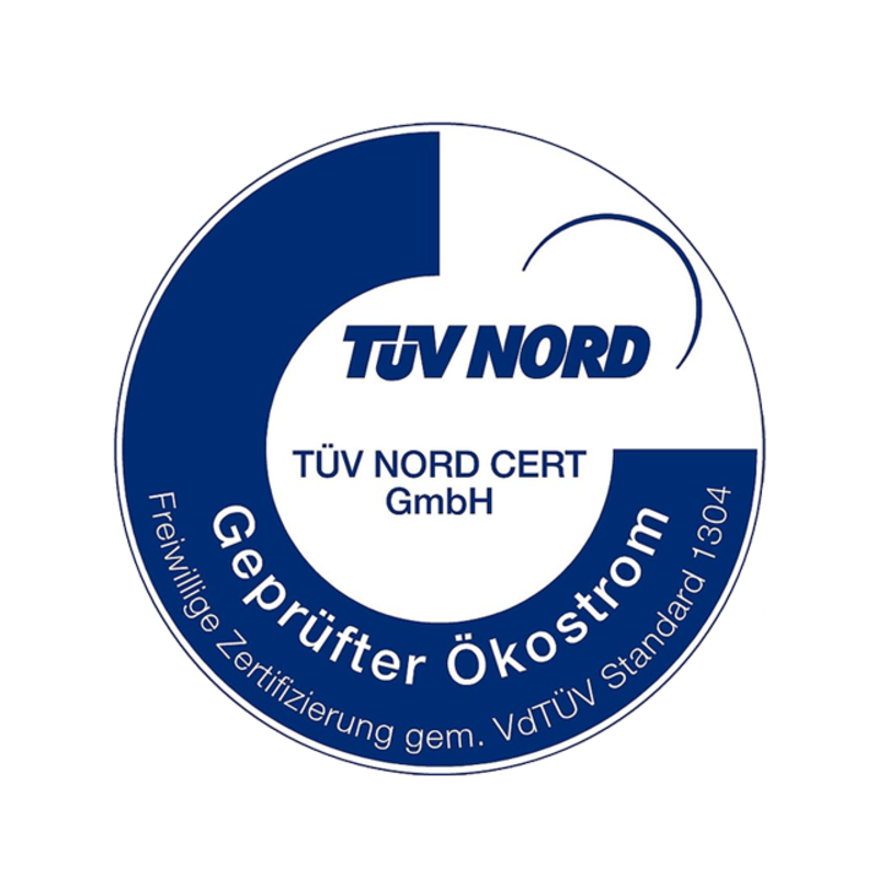 TÜV Nord geprüfter Ökostrom